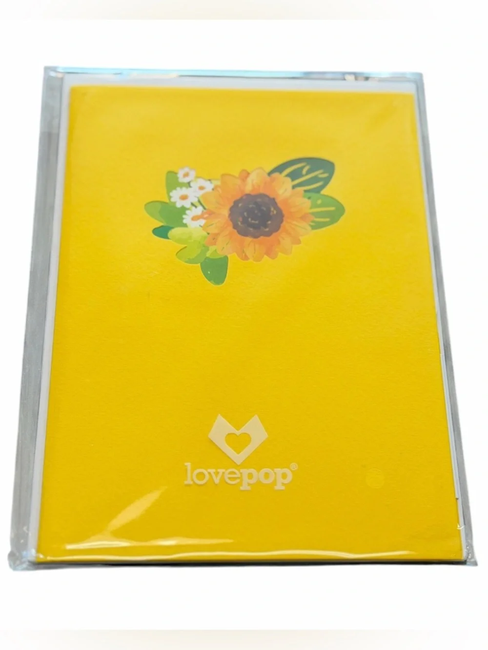 LovePop Sunflower Happy Mother's Day Pop-Up Card - Yellow & Green